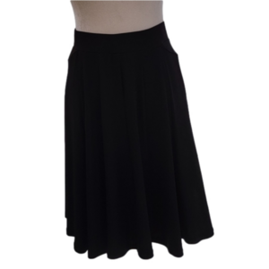 Grace Elements Black Slip-on Skirt Size Medium EUC